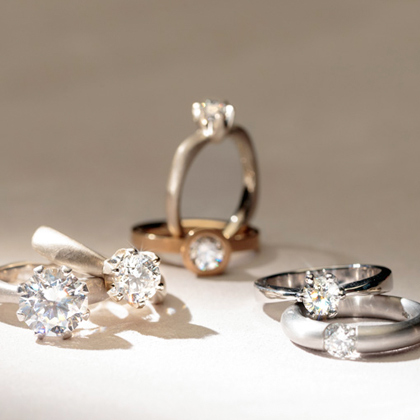 Exklusive Diamantringe